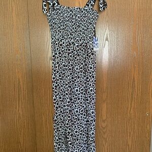 Women's Smocked Tie Strap Neutral Poppy
Midi Dress - DVF for Target Size M